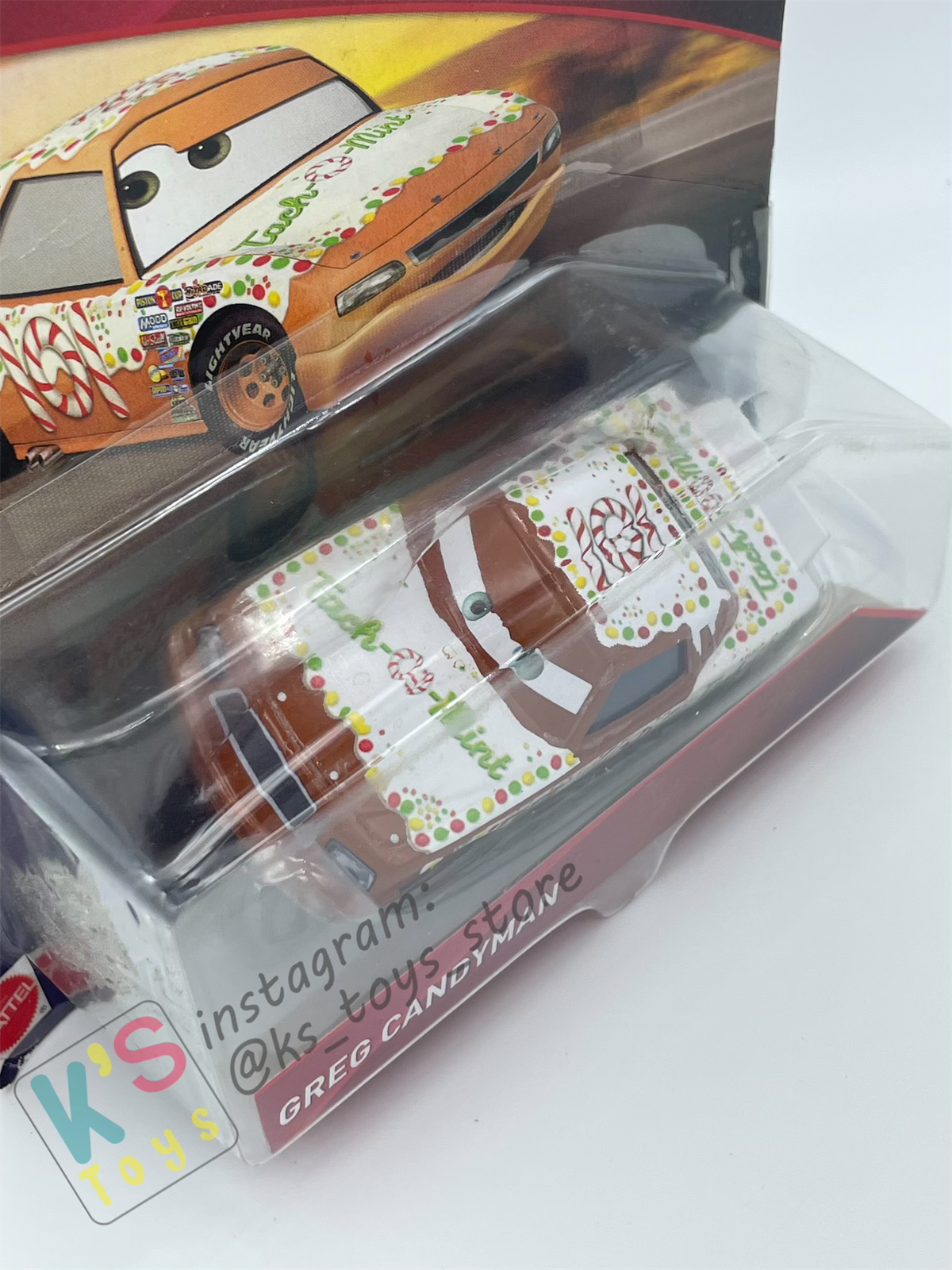 DISNEY PIXAR CARS "GREG CANDYMAN"  DINOCO 400 SERIES - BNIP