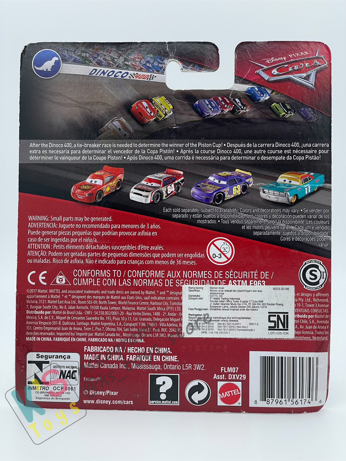 DISNEY PIXAR CARS "GREG CANDYMAN"  DINOCO 400 SERIES - BNIP