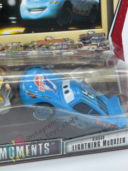 Disney Pixar Cars 1:55 by Mattel 2-Pack TEX DINOCO AND DINOCO LIGHTNING MCQUEEN - MOVIE MOMENTS SERIES - BNIP