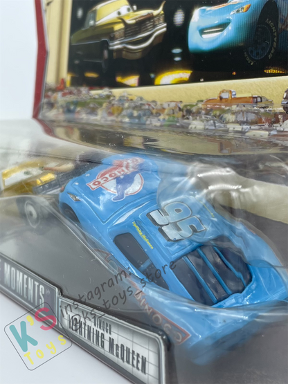 Disney Pixar Cars 1:55 by Mattel 2-Pack TEX DINOCO AND DINOCO LIGHTNING MCQUEEN - MOVIE MOMENTS SERIES - BNIP