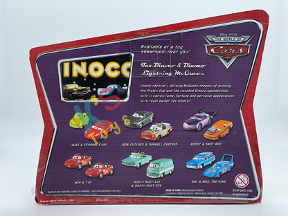 Disney Pixar Cars 1:55 by Mattel 2-Pack TEX DINOCO AND DINOCO LIGHTNING MCQUEEN - MOVIE MOMENTS SERIES - BNIP