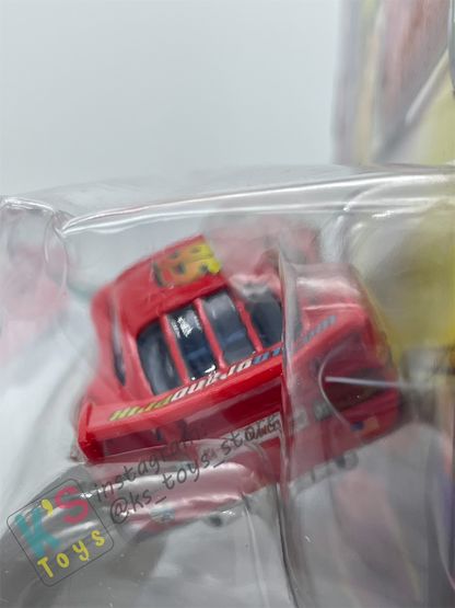 Disney Pixar Cars 1:55 by Mattel 2-Pack FRANCESCO AND KA-CIAO LIGHTNING MCQUEEN - MOVIE MOMENTS SERIES - BNIP (Blister has small dent)