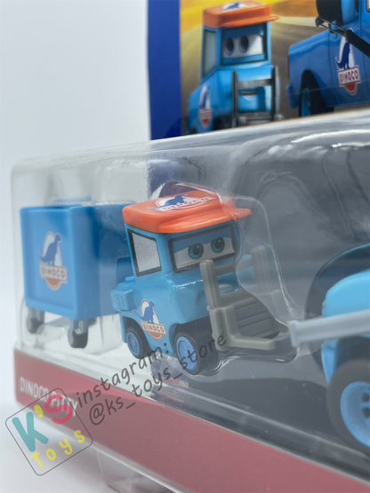 Disney Pixar Cars 1:55 by Mattel 2-Pack DINOCO PITTY and ROGER WHEELER - DINOCO 400 SERIES - BNIP