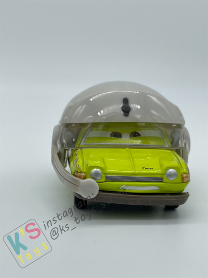 Disney Pixar Cars 1:55 by Mattel 2-Pack GREM WITH HELMET AND ACER WITH HELMET (VARIANT) - OIL RIG GETAWAY - BRAND NEW IN DAMAGED PACKAGING