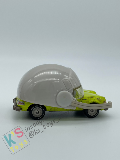 Disney Pixar Cars 1:55 by Mattel 2-Pack GREM WITH HELMET AND ACER WITH HELMET (VARIANT) - OIL RIG GETAWAY - BRAND NEW IN DAMAGED PACKAGING