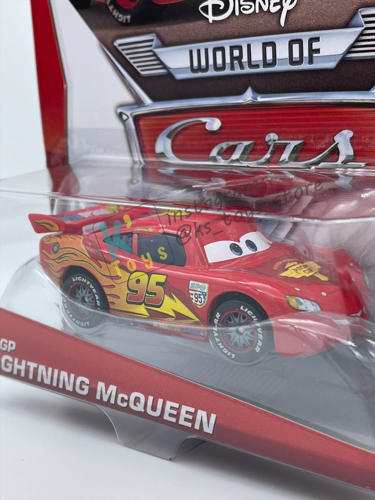 DISNEY PIXAR CARS BY MATTEL, "WGP LIGHTNING MCQUEEN (UNIBODY VARIANT)" - WGP SERIES - BNIP