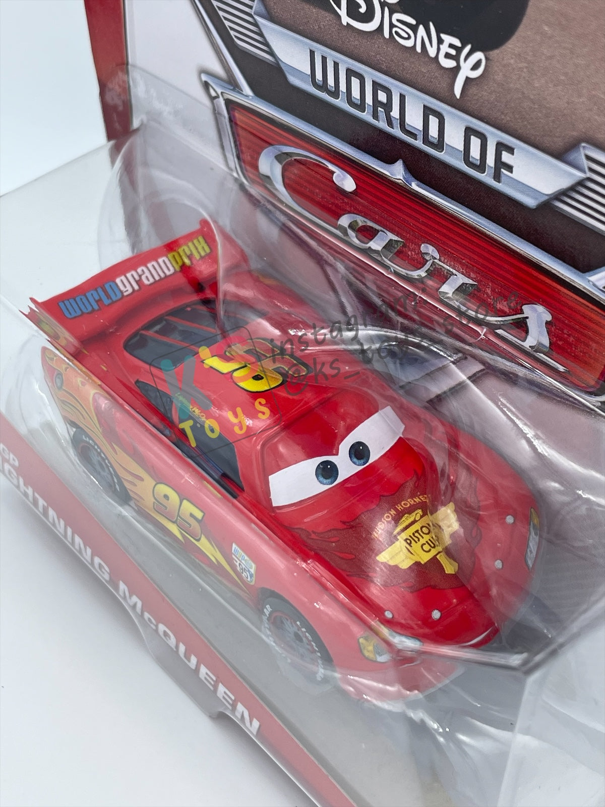 DISNEY PIXAR CARS BY MATTEL, "WGP LIGHTNING MCQUEEN (UNIBODY VARIANT)" - WGP SERIES - BNIP