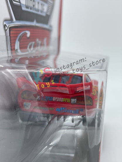 DISNEY PIXAR CARS BY MATTEL, "WGP LIGHTNING MCQUEEN (UNIBODY VARIANT)" - WGP SERIES - BNIP