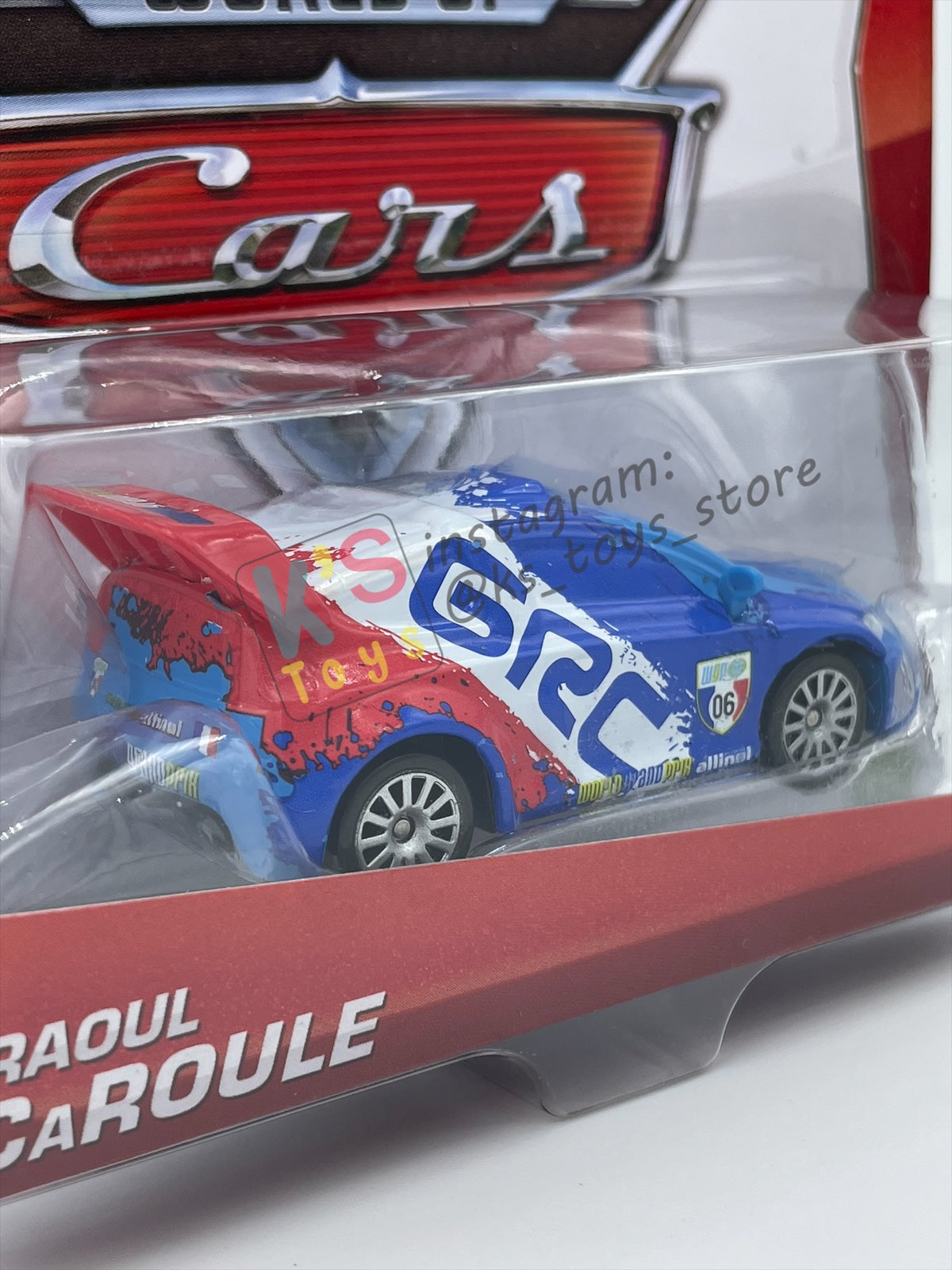 DISNEY PIXAR CARS BY MATTEL, "RAOUL CAROULE" - WGP SERIES - BNIP