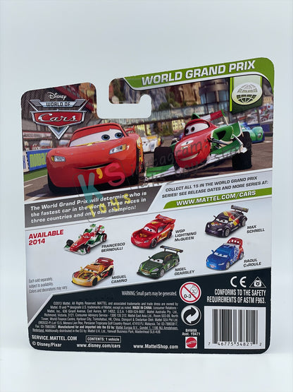 DISNEY PIXAR CARS BY MATTEL, "RAOUL CAROULE" - WGP SERIES - BNIP