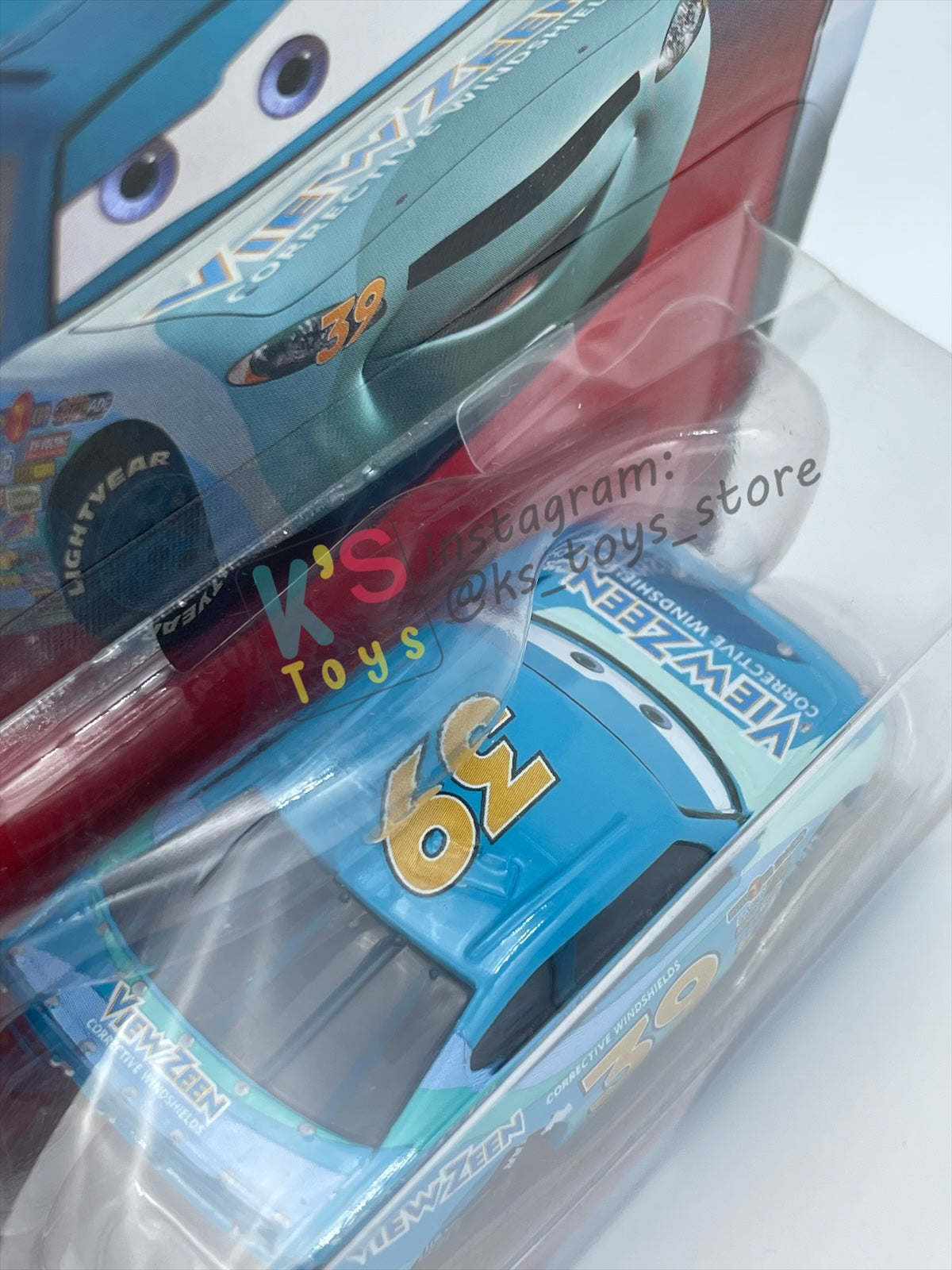 DISNEY PIXAR CARS BY MATTEL, "RYAN SHIELDS" - PISTON CUP SERIES - BNIP
