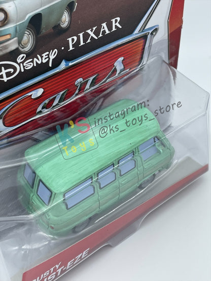 DISNEY PIXAR CARS BY MATTEL, "DUSTY RUST-EZE" - RUST-EZE RACING SERIES - BNIP