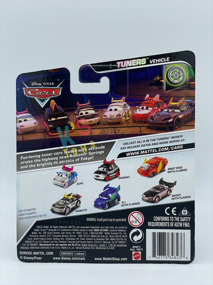 DISNEY PIXAR CARS BY MATTEL, "CHISAKI" - TUNERS SERIES - BNIP