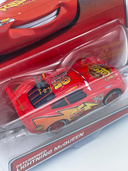DISNEY PIXAR CARS BY MATTEL, "DETERMINED LIGHTNING MCQUEEN" - PISTON CUP SERIES - BNIP