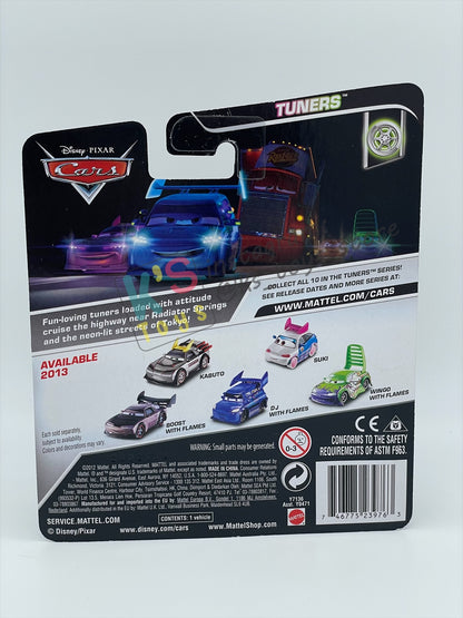 DISNEY PIXAR CARS BY MATTEL, "KABUTO" - TUNERS SERIES - BNIP