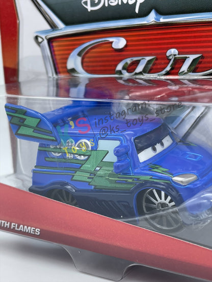 DISNEY PIXAR CARS BY MATTEL, "DJ WITH FLAMES" - TUNERS SERIES - BNIP