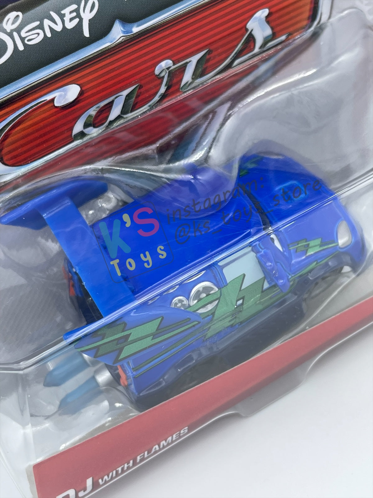 DISNEY PIXAR CARS BY MATTEL, "DJ WITH FLAMES" - TUNERS SERIES - BNIP