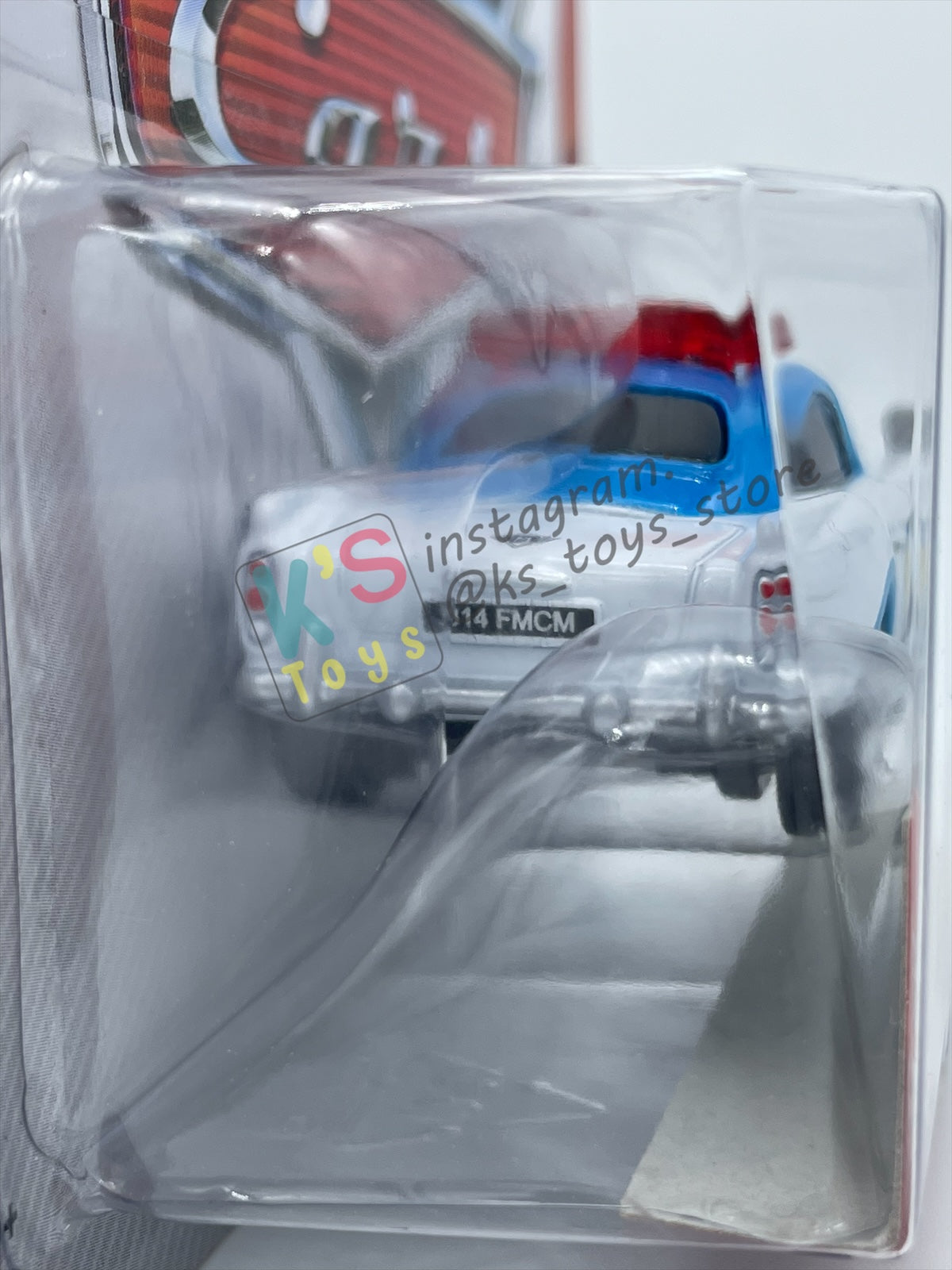 DISNEY PIXAR CARS BY MATTEL, "SECURITY GUARD FINN (VARIANT UNIBODY)" - AIRPORT ADVENTURE SERIES - BNIP
