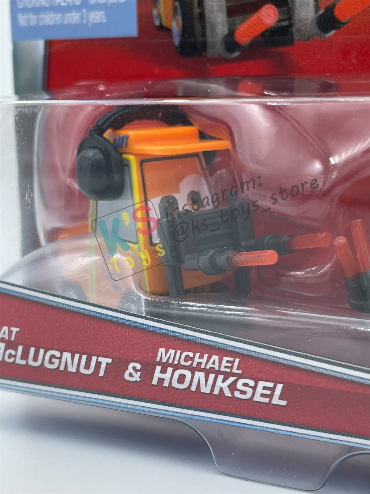DISNEY PIXAR CARS BY MATTEL, "NAT MCLUGNUT AND MICHAEL HONKSEL" - AIRPORT ADVENTURE SERIES - BNIP