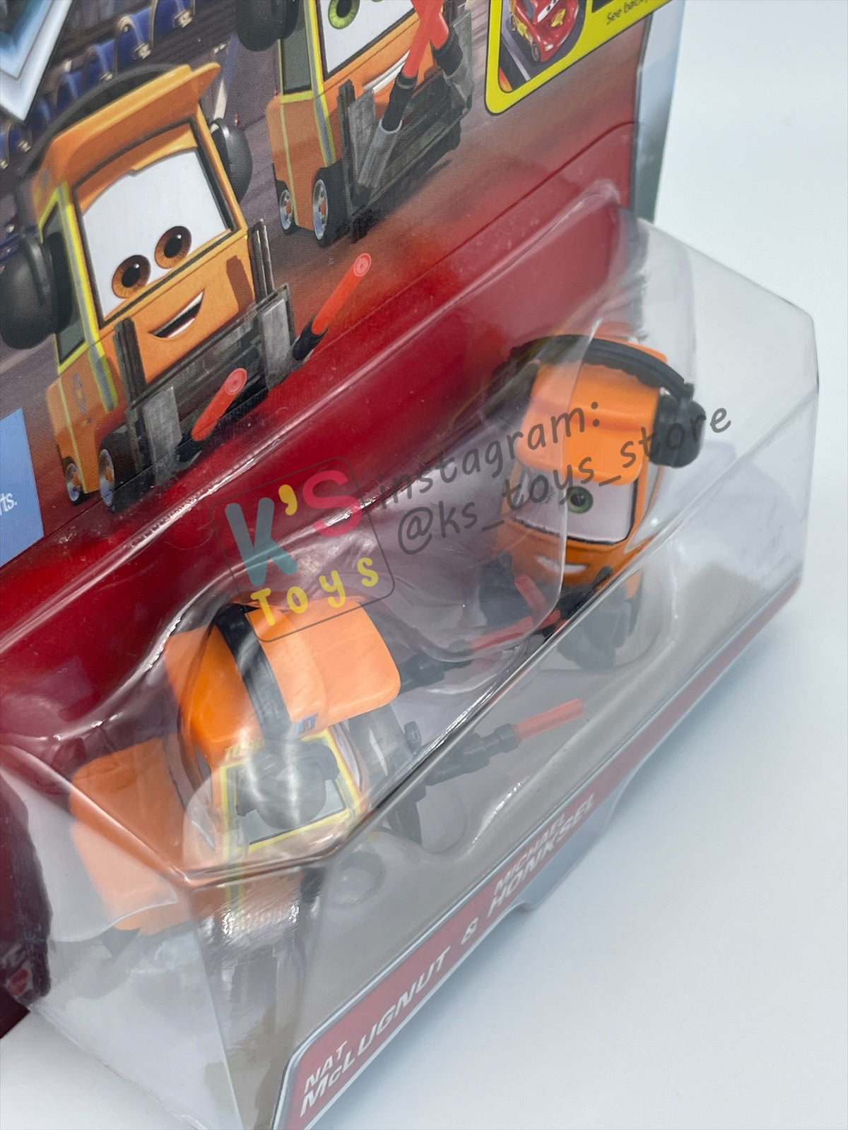 DISNEY PIXAR CARS BY MATTEL, "NAT MCLUGNUT AND MICHAEL HONKSEL" - AIRPORT ADVENTURE SERIES - BNIP