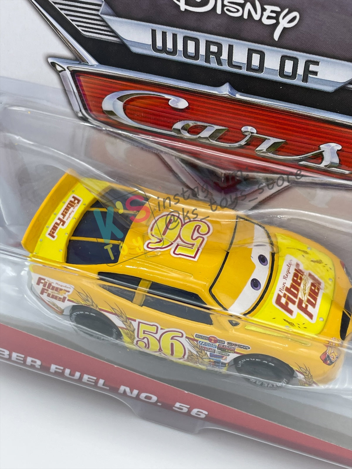 DISNEY PIXAR CARS 1:55 BY MATTEL, FIBER FUEL NO. 56 - PISTON CUP SERIES - BNIP