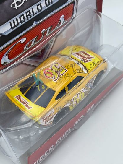 DISNEY PIXAR CARS 1:55 BY MATTEL, FIBER FUEL NO. 56 - PISTON CUP SERIES - BNIP