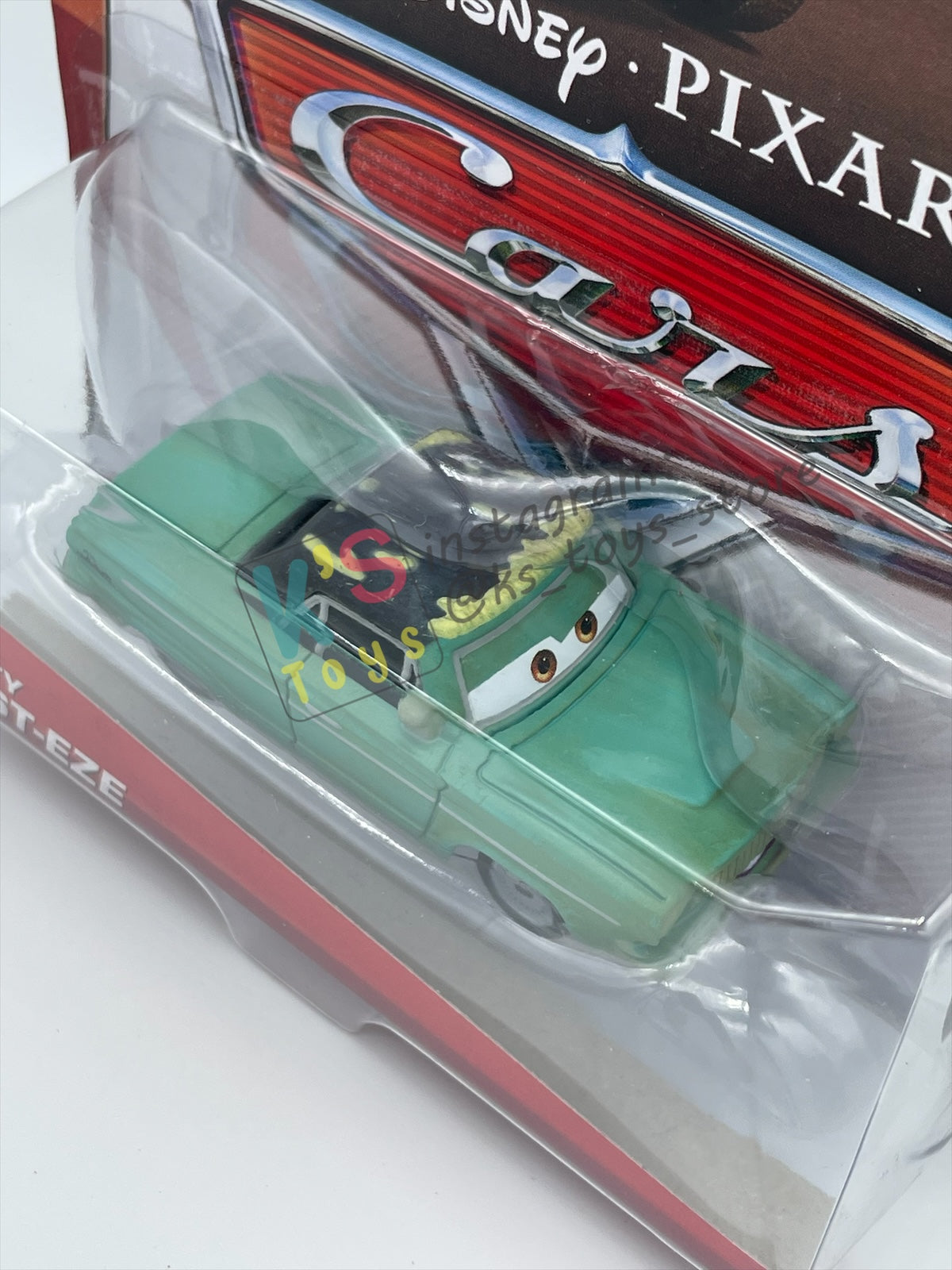 DISNEY PIXAR CARS 1:55 BY MATTEL, RUSTY RUST-EZE - RUSTEZE RACING SERIES - BNIP