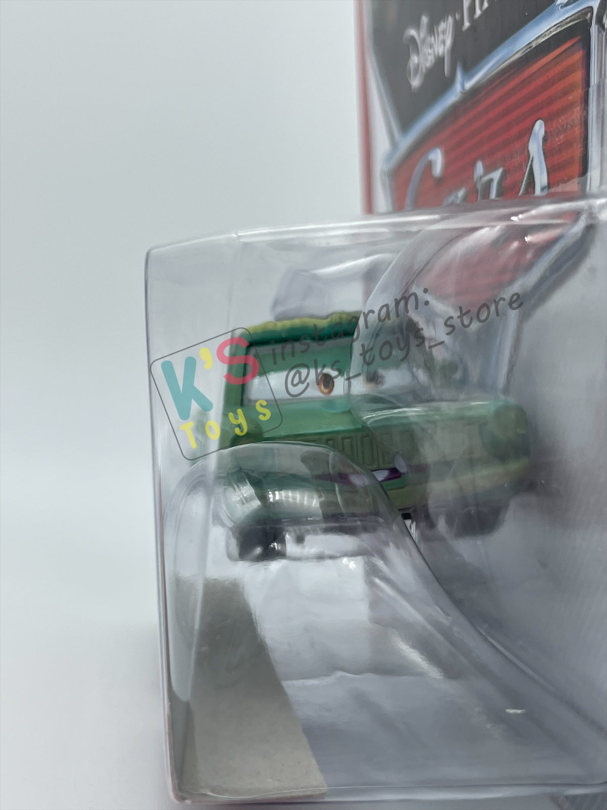 DISNEY PIXAR CARS 1:55 BY MATTEL, RUSTY RUST-EZE - RUSTEZE RACING SERIES - BNIP