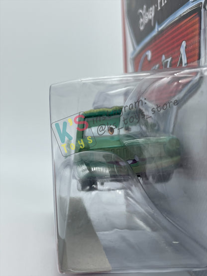 DISNEY PIXAR CARS 1:55 BY MATTEL, RUSTY RUST-EZE - RUSTEZE RACING SERIES - BNIP