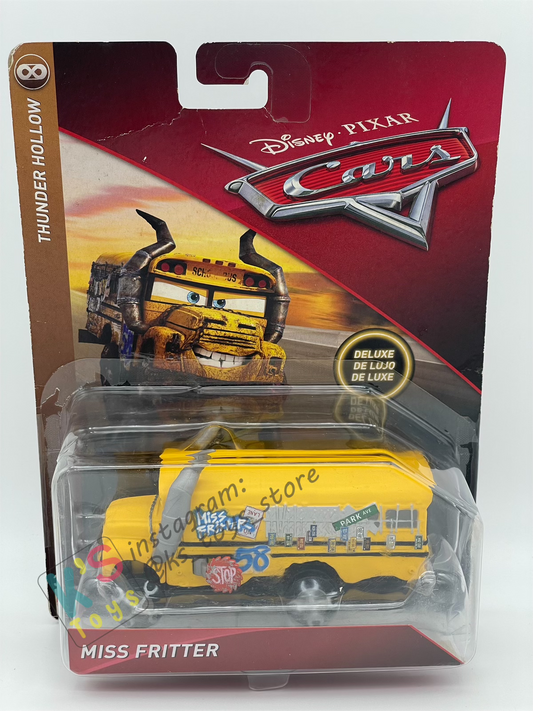 DELUXE DISNEY PIXAR CARS - MISS FRITTER - THUNDER HOLLOWS SERIES - BNIP
