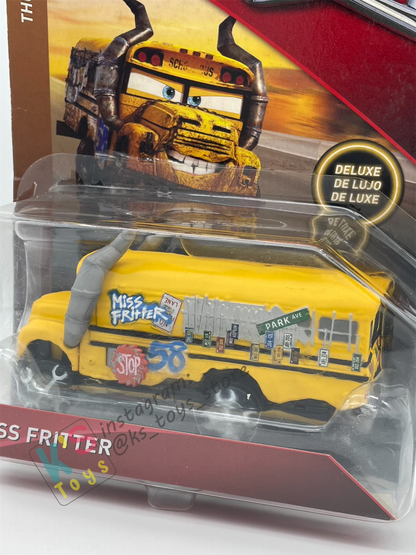 DELUXE DISNEY PIXAR CARS - MISS FRITTER - THUNDER HOLLOWS SERIES - BNIP