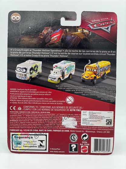 DELUXE DISNEY PIXAR CARS - MISS FRITTER - THUNDER HOLLOWS SERIES - BNIP