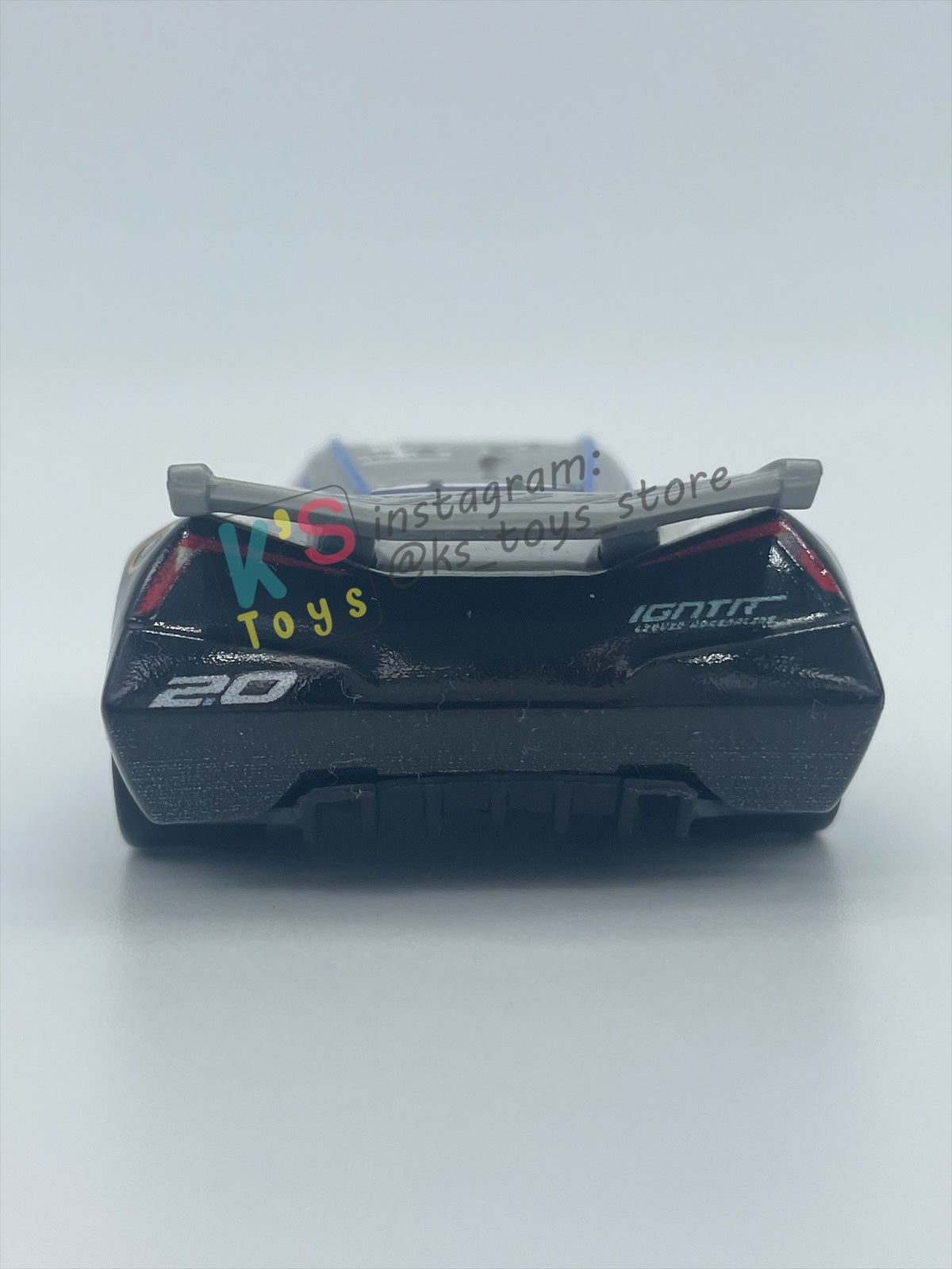 PRE-OWNED / LOOSE DISNEY PIXAR CARS BY MATTEL - "SILVER JACKSON STORM" - SILVER METALLIC FINISH SERIES - MINT / NEAR MINT CONDITION - READ DESCRIPTION!!!!!!!!!!!