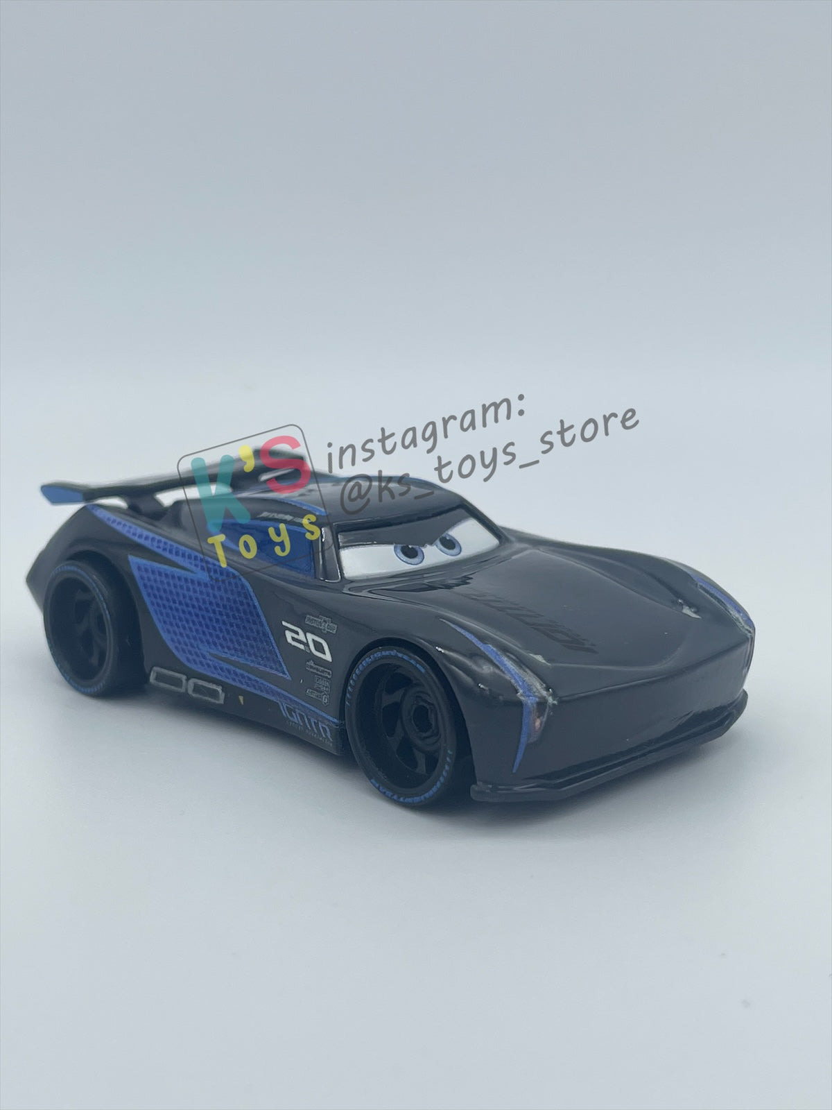 PRE-OWNED / LOOSE DISNEY PIXAR CARS BY MATTEL - "JACKSON STORM" - CARS 3 SERIES - MINT / NEAR MINT CONDITION - READ DESCRIPTION!!!!!!!!!!!