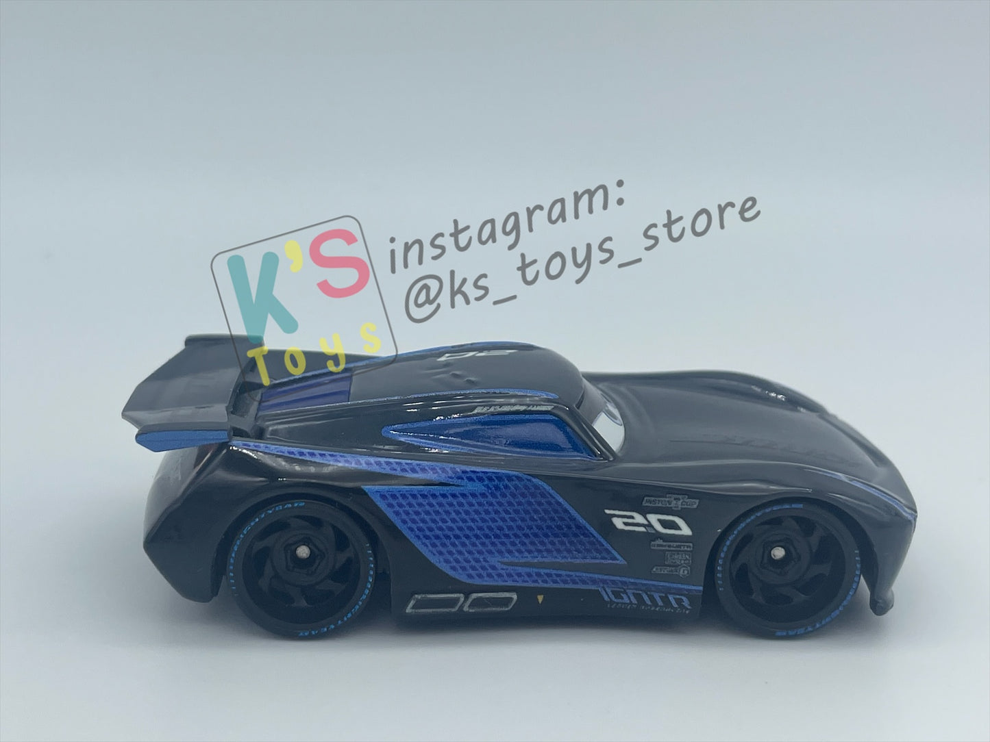 PRE-OWNED / LOOSE DISNEY PIXAR CARS BY MATTEL - "JACKSON STORM" - CARS 3 SERIES - MINT / NEAR MINT CONDITION - READ DESCRIPTION!!!!!!!!!!!
