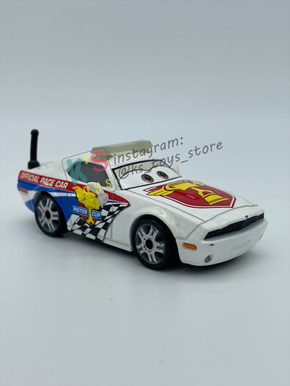 PRE-OWNED / LOOSE DISNEY PIXAR CARS BY MATTEL - "PAT TRAXSON" - CARS 3 SERIES - PLAYED WITH GOOD CONDITION - READ DESCRIPTION!!!!!!!!!!!