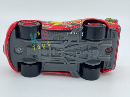 PRE-OWNED / LOOSE DISNEY PIXAR CARS BY MATTEL - "CACTUS LIGHTNING MCQUEEN" - CARS SERIES - PLAYED WITH GOOD CONDITION - READ DESCRIPTION!!!!!!!!!!!