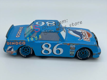 PRE-OWNED / LOOSE DISNEY PIXAR CARS BY MATTEL - "DINOCO CHICK HICKS" - PLAYED WITH CONDITION - READ DESCRIPTION!!!!!!!!!!!