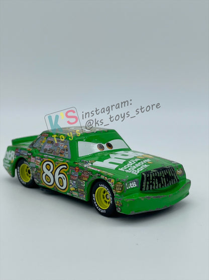 PRE-OWNED / LOOSE DISNEY PIXAR CARS BY MATTEL - "CHICK HICKS" - PLAYED WITH CONDITION - READ DESCRIPTION!!!!!!!!!!!