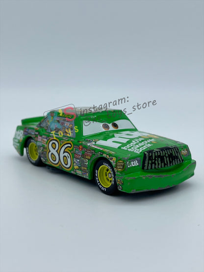 PRE-OWNED / LOOSE DISNEY PIXAR CARS BY MATTEL - "CHICK HICKS" - PLAYED WITH CONDITION - READ DESCRIPTION!!!!!!!!!!!
