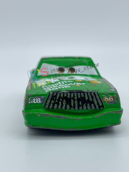 PRE-OWNED / LOOSE DISNEY PIXAR CARS BY MATTEL - "CHICK HICKS" - PLAYED WITH CONDITION - READ DESCRIPTION!!!!!!!!!!!