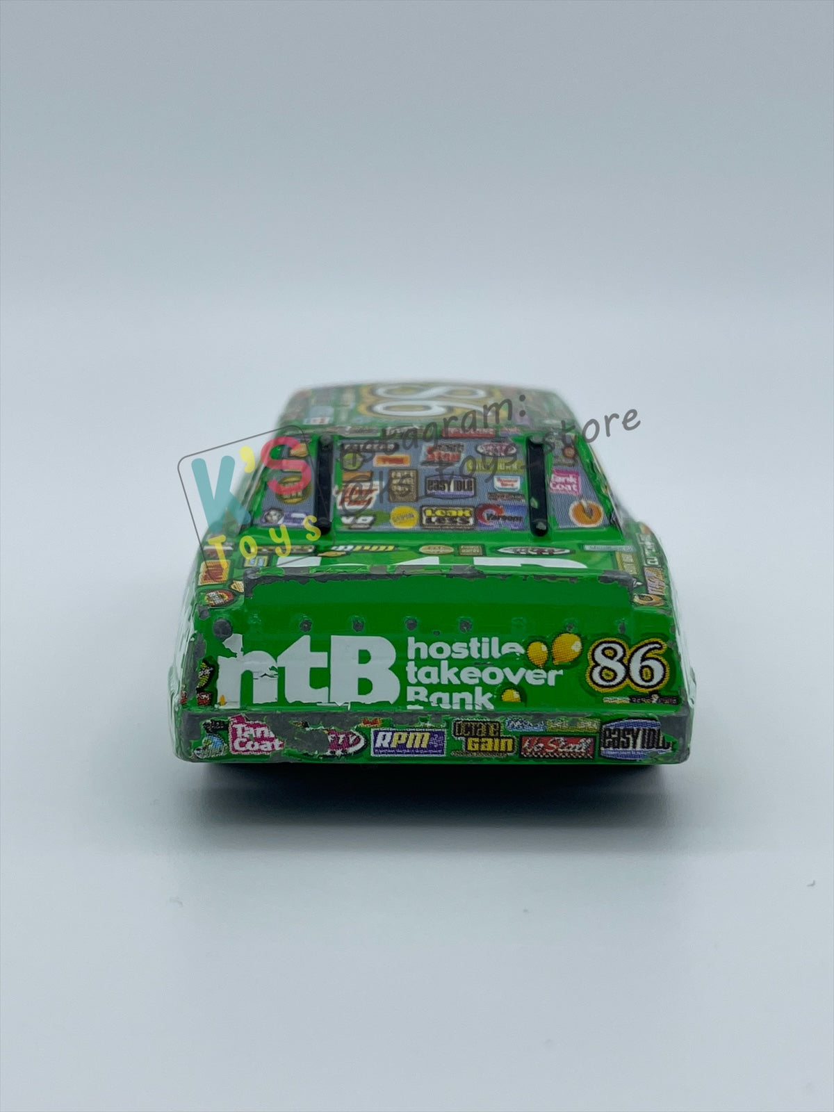 PRE-OWNED / LOOSE DISNEY PIXAR CARS BY MATTEL - "CHICK HICKS" - PLAYED WITH CONDITION - READ DESCRIPTION!!!!!!!!!!!