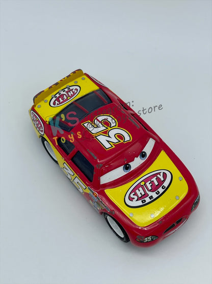 PRE-OWNED / LOOSE DISNEY PIXAR CARS BY MATTEL - "KEVING RACINGTIRE RUBBER TIRES" - PLAYED WITH CONDITION - READ DESCRIPTION!!!!!!!!!!!