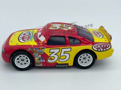 PRE-OWNED / LOOSE DISNEY PIXAR CARS BY MATTEL - "KEVING RACINGTIRE RUBBER TIRES" - PLAYED WITH CONDITION - READ DESCRIPTION!!!!!!!!!!!