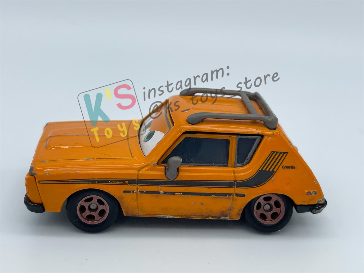 PRE-OWNED / LOOSE DISNEY PIXAR CARS BY MATTEL - "GREM" - CARS 2 SERIES - PLAYED WITH GOOD CONDITION - READ DESCRIPTION!!!!!!!!!!!