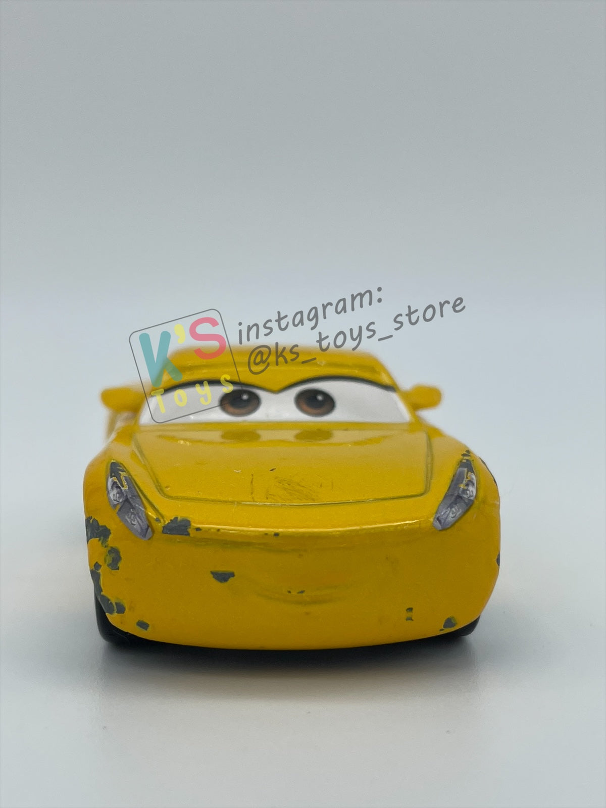 PRE-OWNED / LOOSE DISNEY PIXAR CARS BY MATTEL - "CRUZ RAMIREZ" - PLAYED WITH CONDITION - READ DESCRIPTION!!!!!!!!!!!