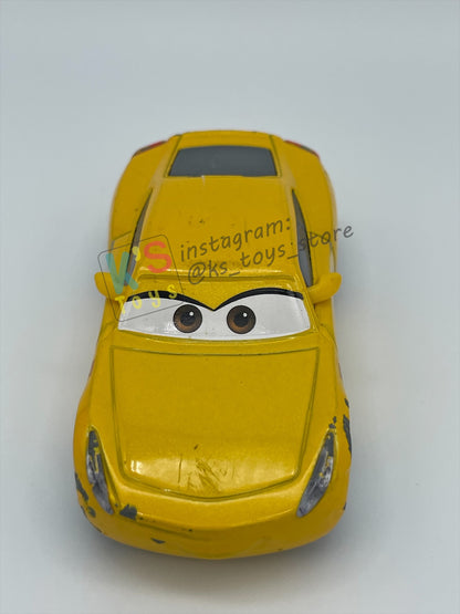 PRE-OWNED / LOOSE DISNEY PIXAR CARS BY MATTEL - "CRUZ RAMIREZ" - PLAYED WITH CONDITION - READ DESCRIPTION!!!!!!!!!!!