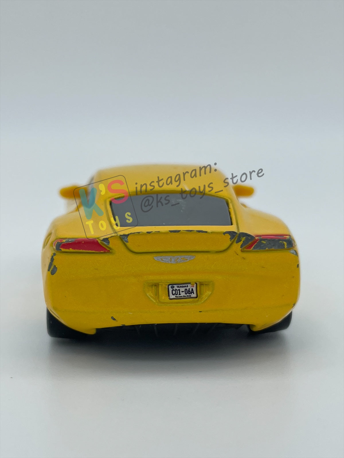 PRE-OWNED / LOOSE DISNEY PIXAR CARS BY MATTEL - "CRUZ RAMIREZ" - PLAYED WITH CONDITION - READ DESCRIPTION!!!!!!!!!!!