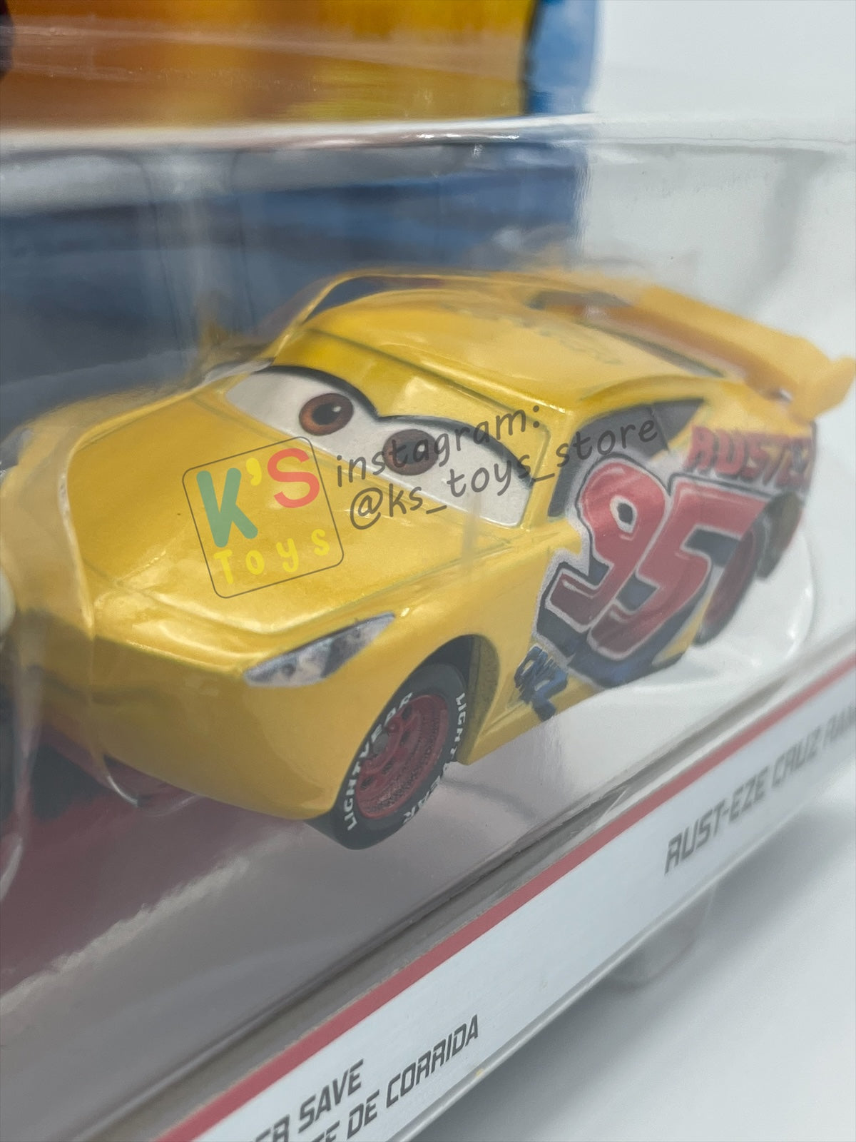 Disney Pixar Cars 1:55 2-Pack Bumper Save Racing Tractor and Rust-eze Cruz Ramirez - BNIP