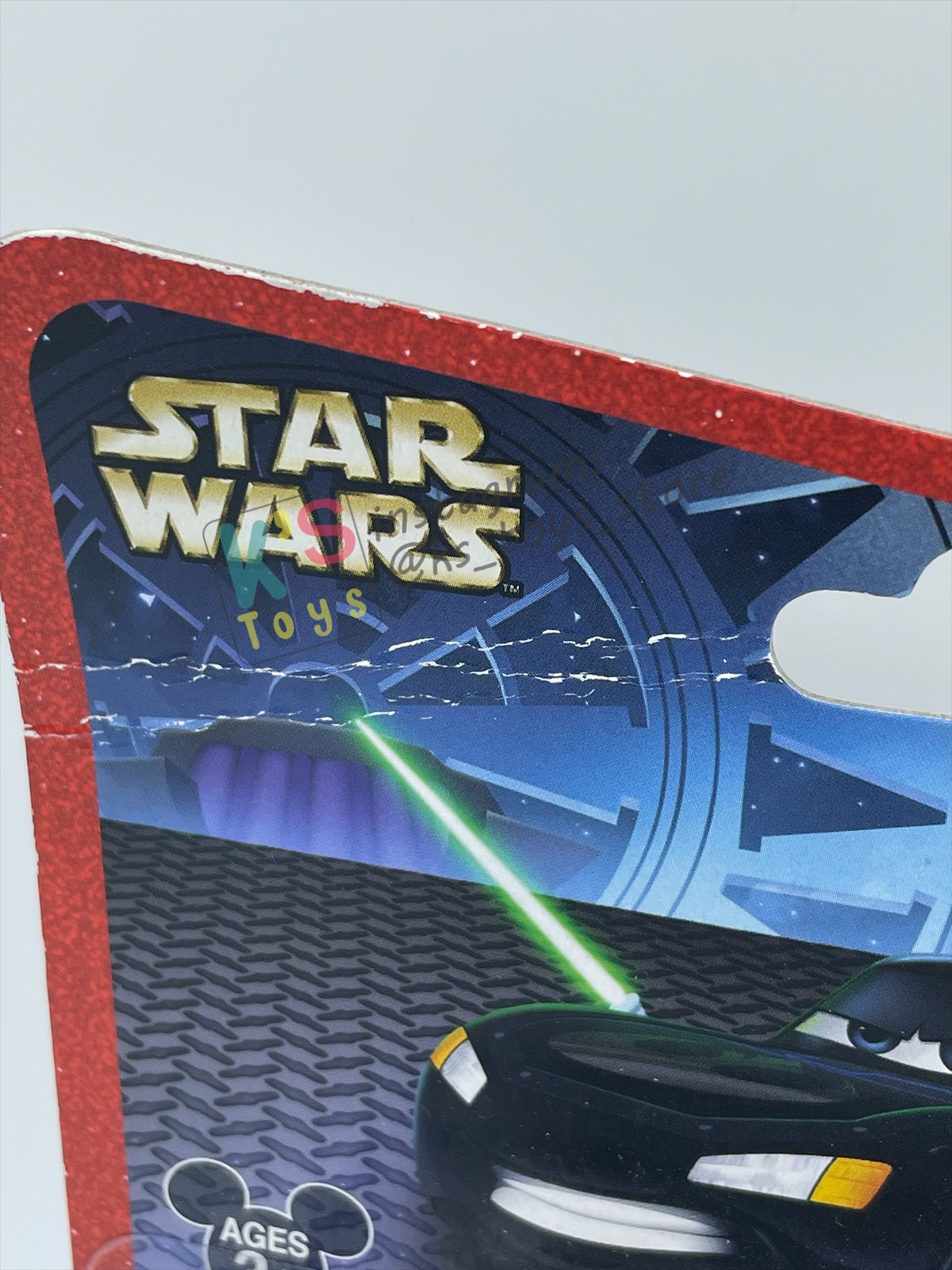 DISNEY PIXAR CARS 1:55 BY MATTEL EXCLUSIVE DISNEY PARKS "LIGHTNING MCQUEEN AS JEDI LUKE SKYWALKER" - BNIP